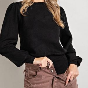 Sweater Bodysuit by ee:some Size M Fall & Winter Staple Puff Sleeve NWOT